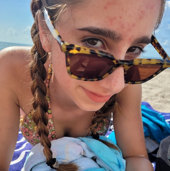 J. Crew Angular Tortoiseshell Sunglassss - Picture 3 of 6